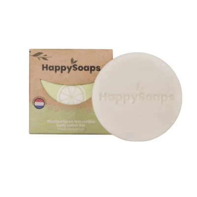Afbeelding van HappySoaps Fresh Bergamot Body Lotion Bar 70g