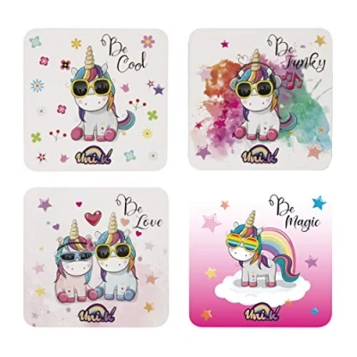 Afbeelding van Konix Unik Coaster Set 4 glazen
