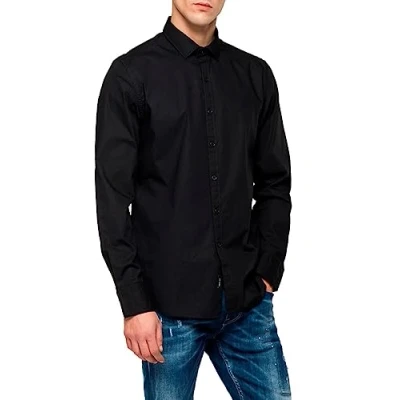 Afbeelding van Replay M4028.000.80279a Shirt Met Lange Mouwen Zwart 2XL Man