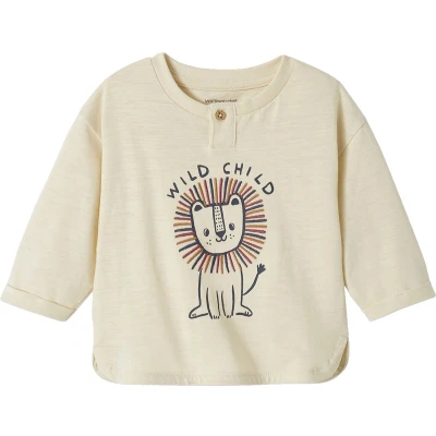 Afbeelding van Vertbaudet T shirt met lange mouwen &quot;leeuw&quot; baby