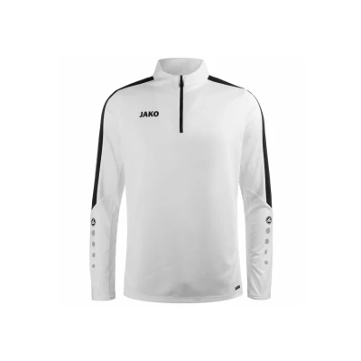 Afbeelding van JAKO Power ZIP Longsleeve, Heren, Maat: Large, Weiß