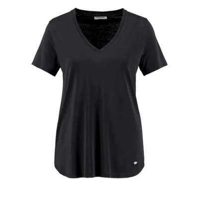 Afbeelding van KEY LARGO Dames Lola New V hals T shirt, zwart (1100), XS