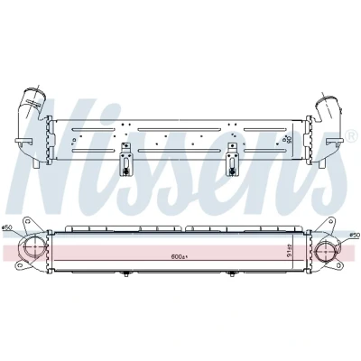 Afbeelding van Nissens Interkoeler 961490