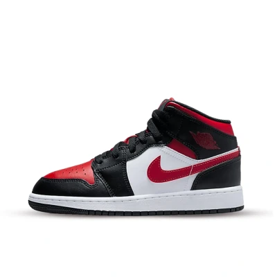 Afbeelding van Air Jordan 1 Mid Alternate Bred Toe (GS) 36.5