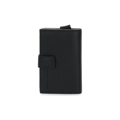 Afbeelding van PIQUADRO Kaarthoes Modus Special Compact Wallet With Single Slider RFID Nero Zwart