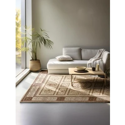 Afbeelding van Vloerkleed Herat Caïro Crème 80x120cm Creme Oosters 123vloerkleed.nl is de online webshop voor vloerkleden en woonaccessoires.