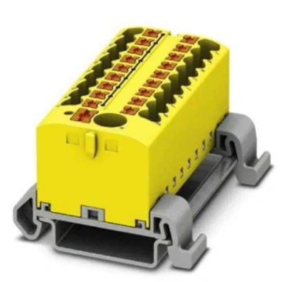 Afbeelding van Phoenix Contact 3273248 Verdeelblok 56 mm Spanveer Geel 8 stuk(s)