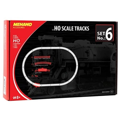Afbeelding van MEHANO MEHANOF106 Extra (32 stuks) Ho Scale Tracks Set 6 Gemaakt in Slovenië, Multi Colour