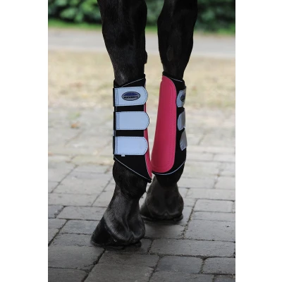 Afbeelding van Weatherbeeta Pijpkousen Reflective Single Lock Roze/Zilver Full