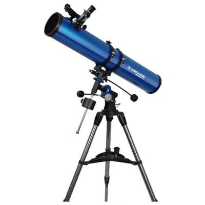 Afbeelding van Meade Instruments Polaris 127 EQ reflector telescoop, 114 reflectortelescoop, blauw, Eén maat