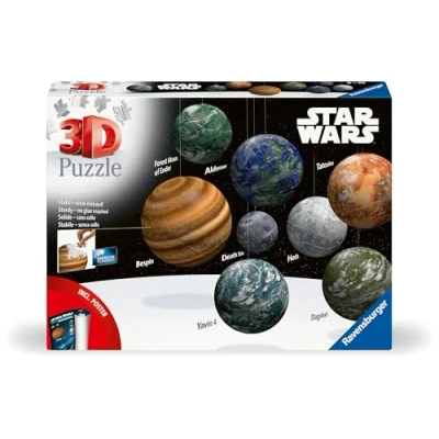 Afbeelding van Ravensburger 3D Puzzle 11577 Ball Planeten der Star Wars Galaxie erste Trilogie ideales Geschenk für große und kleine Fans ab 6 Jahren: Erleben Sie Puzzeln in 3. Dimension!