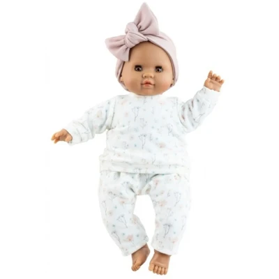 Afbeelding van Paola reina babypop manus alberta bloemetjes 36 cm