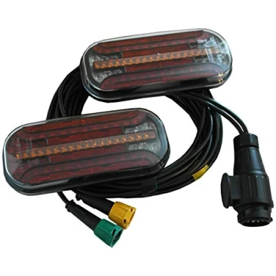 Afbeelding van Fristom Led achterlichtenset voor aanhanger, dynamische knipperlichten, 5m, 13 polig 12/24 V