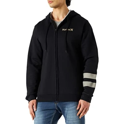 Afbeelding van Hurley Oceancare O&amp;O ZIP Sweater met rits, Heren, Maat: Large, Black