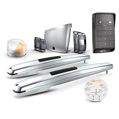 Afbeelding van Somfy 1245531 Exavia Star poortmotor voor vleugels met een maximale hoogte van 2 m en breedte 2,5 1 RTS codetoetsenbord, keypop afstandsbedieningen, knipperlicht, fotocellen