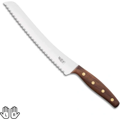 Afbeelding van Robert Herder KB2 Broodmes RVS Gekarteld Lemmet 22.5 cm Heft Walnoothout