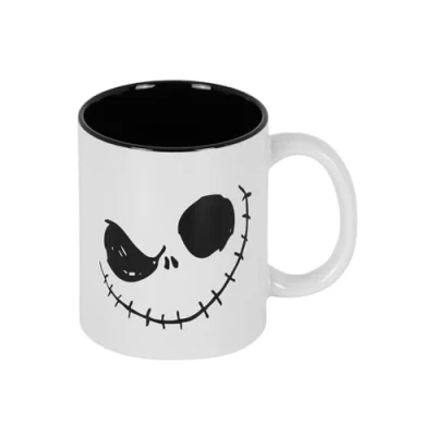 Afbeelding van Nightmare Before Christmas face Mok, zwart, Eén maat, mok