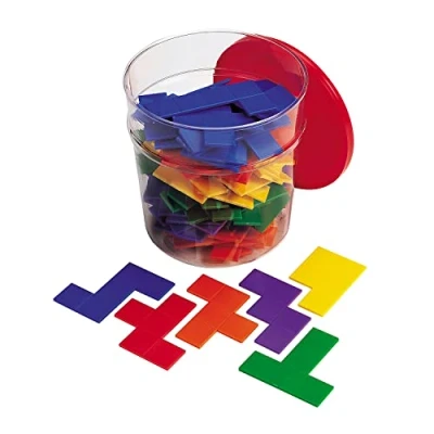 Afbeelding van Learning Resources Rainbow Pentomino&#039;s 72 Stuk Set
