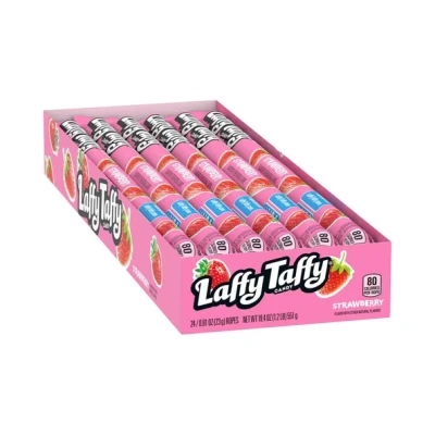 Afbeelding van Laffy Taffy Rope Strawberry (24 x 23g)