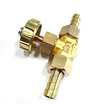 Afbeelding van 1/4 &quot;Messing Naald Valve Propaan Butaan Gas Adjuster Prikkeldraad Spigots 1 Mpa