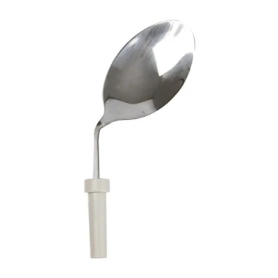 Afbeelding van Homecraft Kings schuine bestek gebruiksvoorwerpen Linker handed Lepel Knife, left fork, right spoon, adaptor pack