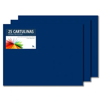 Afbeelding van Raylu Paper® 50 x 65 cm, 25 stuks, 180 g/m², ideaal voor knutselwerk, kantoor, tekenen, papyroflex (ultramary)