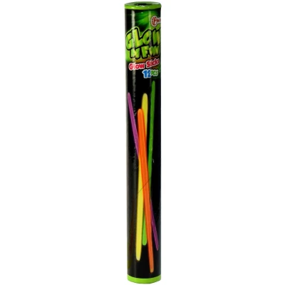 Afbeelding van Toy Toys Glowsticks lichtgevende staafjes in koker (12 stuks)