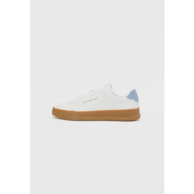 Afbeelding van Tommy Hilfiger heren Sneakers van leer in de kleur Wit, maat: 41