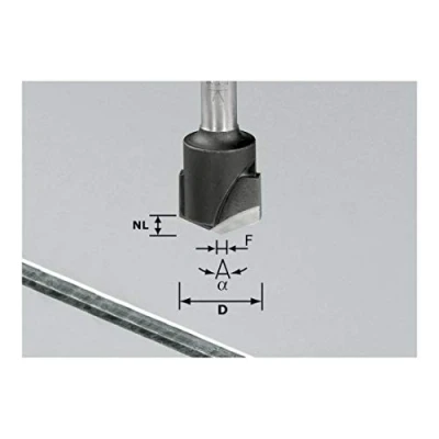 Afbeelding van Festool Accessoires HW S8 D18 135 (Alu) V groeffrees 491443