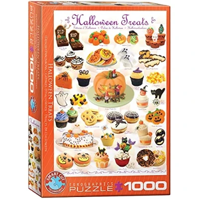 Afbeelding van Eurographics 1000 stuks Halloween lekkernijen, 68x48cm