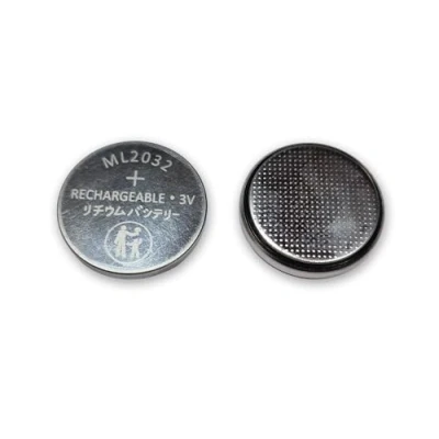 Afbeelding van Girafus ML2032 Oplaadbare batterij/accu&#039;s 3 V 80 mAh Vervangt CR2032 moederbord, rekenmachine, elektrische kaarsen, fiets, speelgoed, autosleutels, computerapparatuur enz. (2 x)