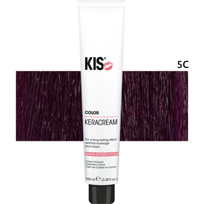 Afbeelding van KIS KeraCream Color Haarverf 100ml 5 C