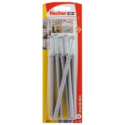 Afbeelding van Fischer Nagelplug 120x8mm (Per 6 stuks)