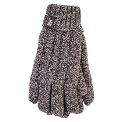 Afbeelding van HEAT HOLDERS Dames thermische kabel gebreide 2.3 tog Heatweaver handschoenen, Reekalf, S/M