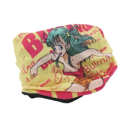 Afbeelding van Dragon Ball colsjaal Bulma Geel Rood