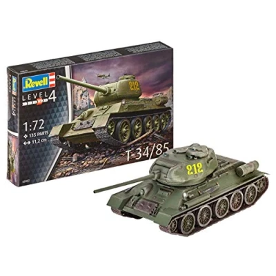 Afbeelding van 1:72 Revell 03302 T 34/85 Tank Plastic Modelbouwpakket