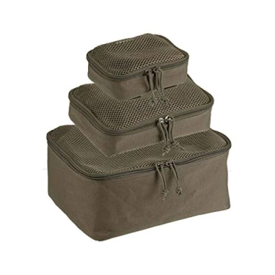 Afbeelding van Mil Tec Mesh Pouch Set 3 delig Toilettas OD Green