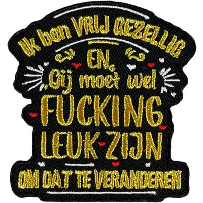 Afbeelding van Fjesta© Oeteldonk embleem Vrijgezellig