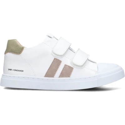 Afbeelding van Shoesme leren sneakers wit/taupe