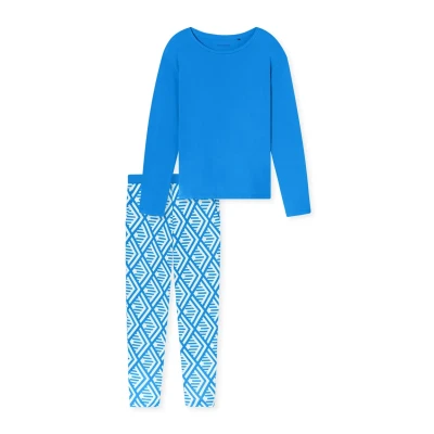 Afbeelding van Schiesser Modern SET Pyjama, Dames, Maat: XL, Aquarium