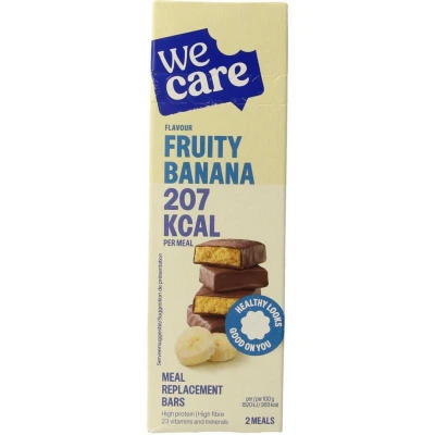 Afbeelding van 3x WeCare Meal Replacement Bars Fruity Banana 116 gr