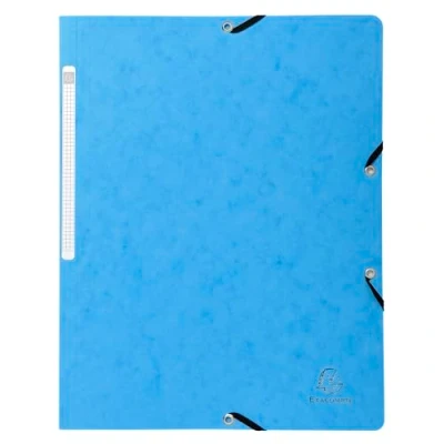 Afbeelding van Exacompta Nature Future Elastische mappen zonder flap 25 stuks. Turkoois