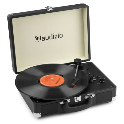 Afbeelding van Audizio RP116BK retro Platenspeler met Bluetooth in