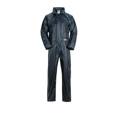 Afbeelding van Planam Heren outdoor regen aqua regenoverall model 1448, marineblauw, S