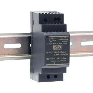 Afbeelding van Meanwell dinrail 15v 0 2a hdr 30 15