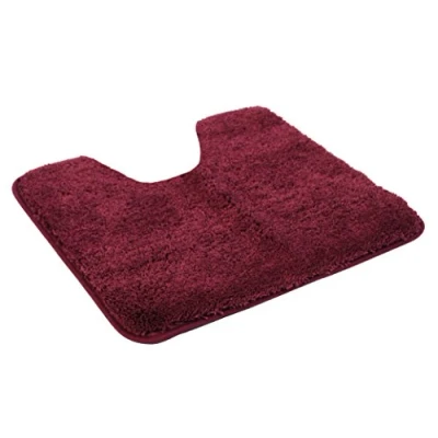 Afbeelding van Kinzler J 10002/13 Bordeaux badmat, microvezel, 50x55 cm met uitsparing
