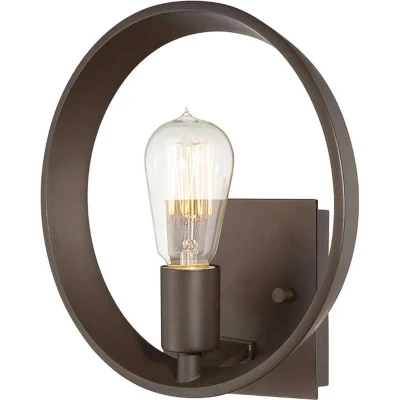 Afbeelding van Quoizel LED Wandlamp Theater Row 1X E27 Max 60W Western Bronze