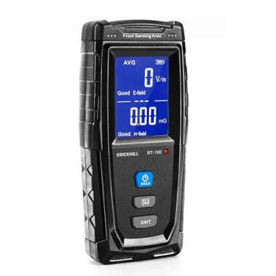 Afbeelding van ERICKHILL EMF meter, oplaadbaar, digitale elektromagnetische veldstralingsdetector, handheld, lcd detector, geweldige test voor thuis inspecties, kantoor, outdoor en geestjacht