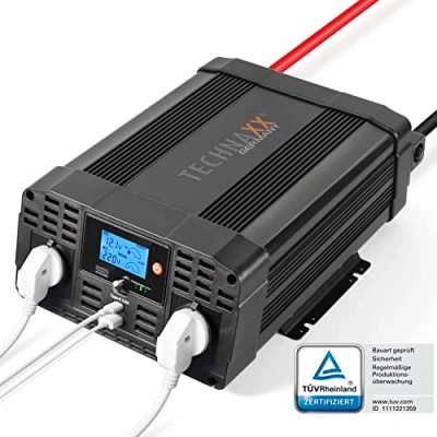 Afbeelding van Technaxx TE20 Omvormer 2000 W 12 V/DC 230 V/AC