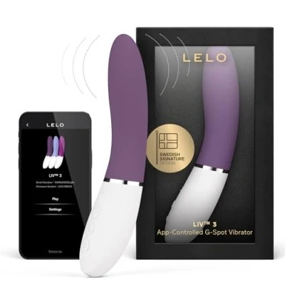 Afbeelding van LELO LIV 3 App Controlled G Spot Vibrator for Women with 8 Pleasure Settings and a Curved Shape, Plum